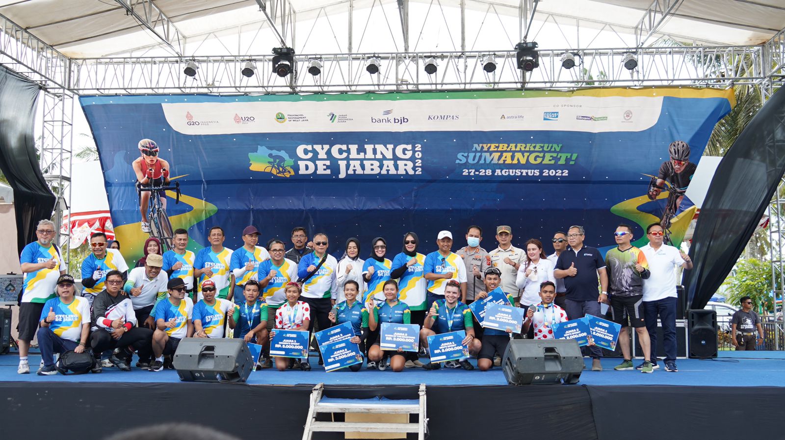 Berakhir di Alun-alun Paamprokan Pangandaran, Cycling de Jabar 2022 Sukses Dilaksanakan