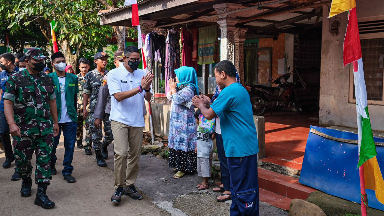 Menparekraf Terkesan, Kampung Kuliner Kali Cibarengkok Bogor Turut Bangkitkan Sektor Ekonomi Kreatif Masyarakat