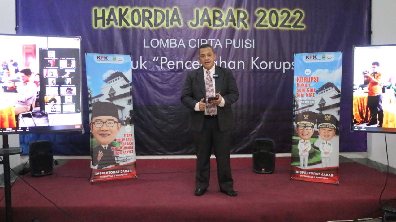 Jelang Harkodia 2022, Disparbud Jabar Dukung Lomba Cipta Puisi Bertema ‘Pencegahan Korupsi’