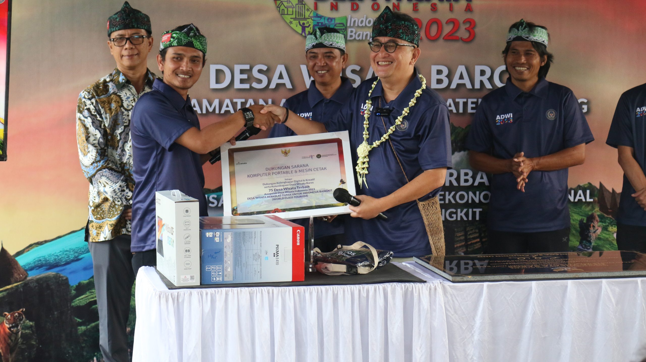 Desa Baros Kabupaten Bandung Berhasil Torehkan Prestasi, Masuk 75 Besar ADWI 2023